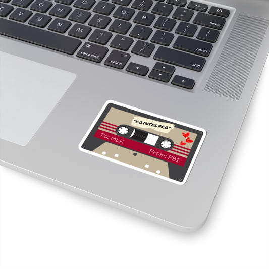 "FBI to MLK Mixtape" Kiss-Cut Stickers